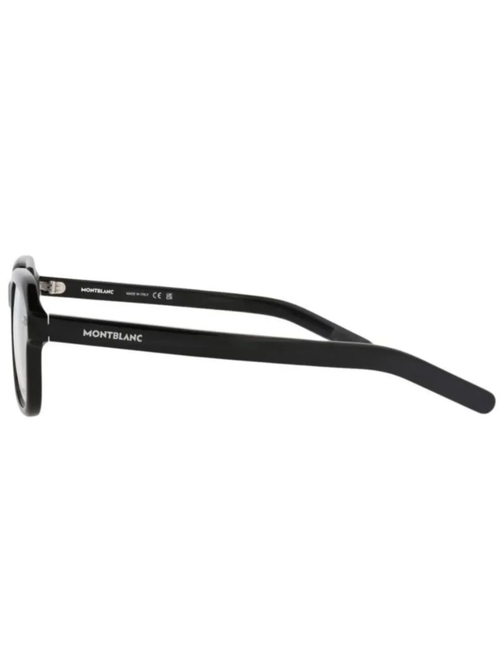 New Montblanc Mens Square/Rectangle Black Black Transparent Fashion Designer Eye